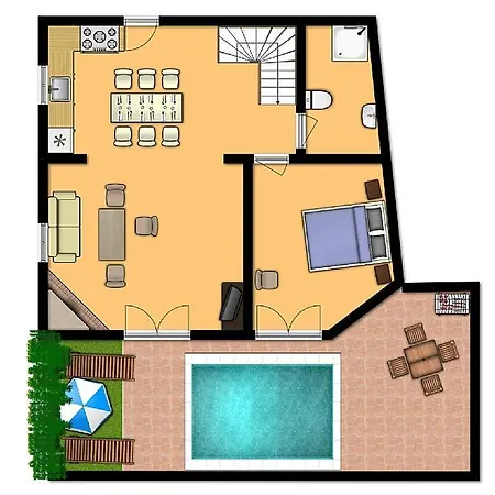 Villa Sokaki Villas, Rustic Ambience